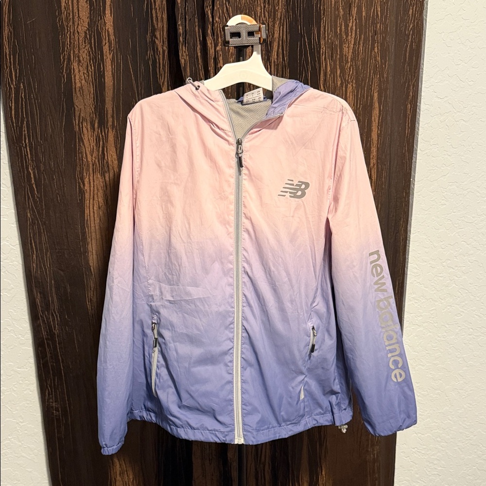 New Balance Gradient Pink and Purple Jacket